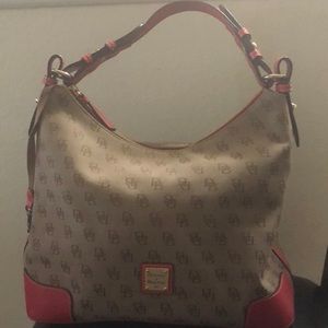 signature red Dooney and Burke